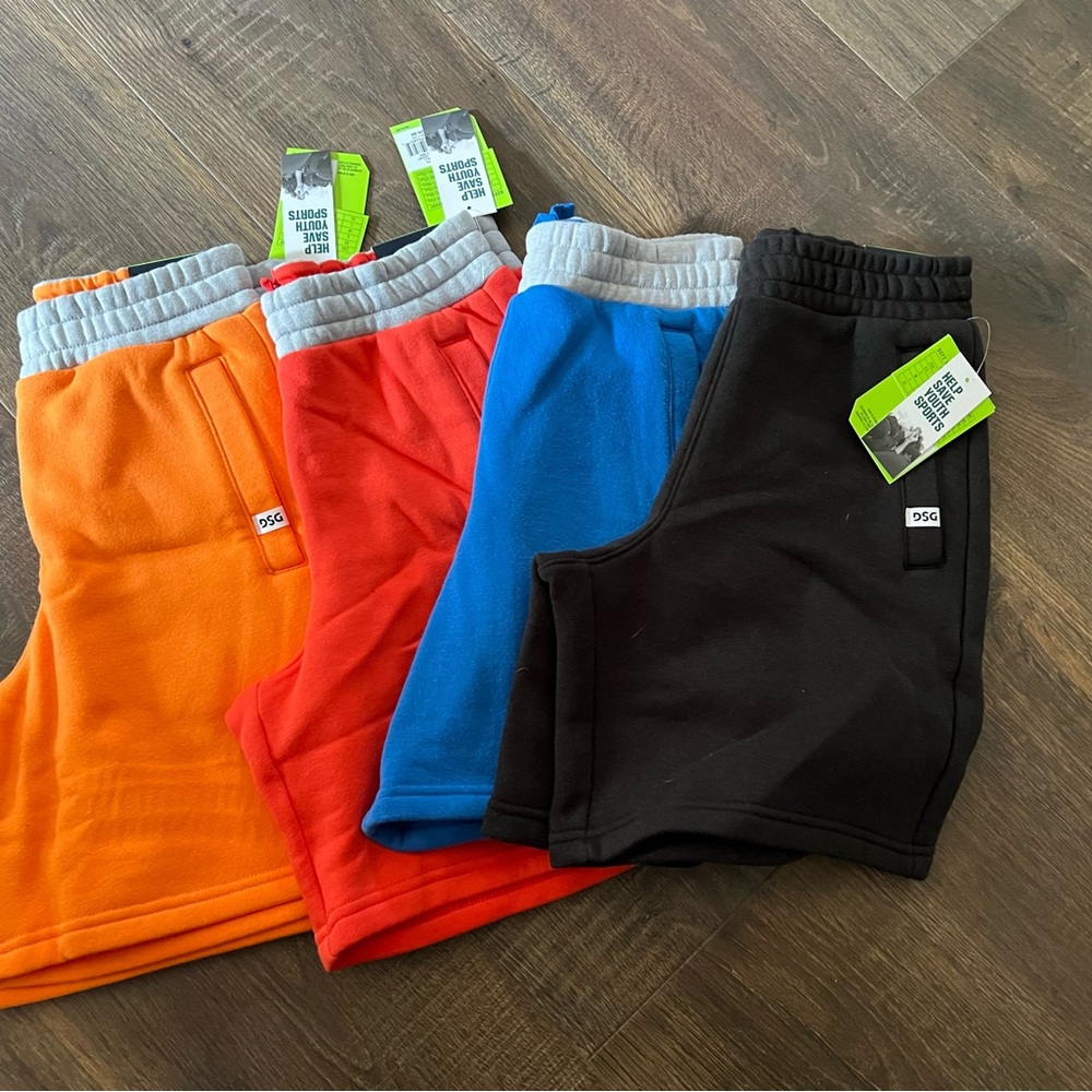 NWT DSG boys fleece shorts and Old Navy Activewear size 6 and 8